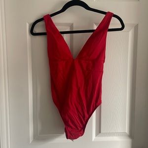 Cherry Red Andie Sardinia one piece